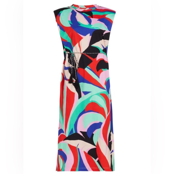 FARM Rio Colorful Monstera T Shirt Dress size XS - Picture 4 of 8